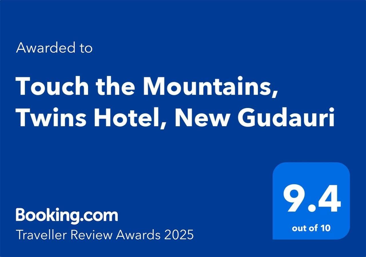 Touch The Mountains, Twins Hotel, New Гудаури Экстерьер фото